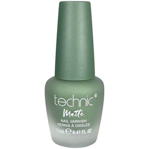Technic Cosmetics Matte No Shine Nail Polish Green - Matte Green With Envy