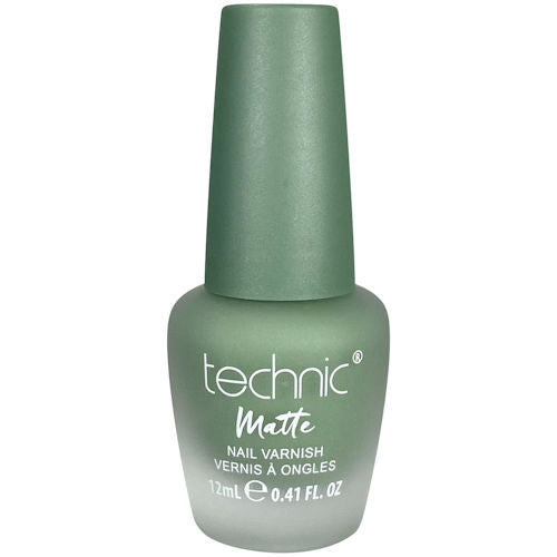 Technic Cosmetics Matte No Shine Nail Polish - Matte Green With Envy