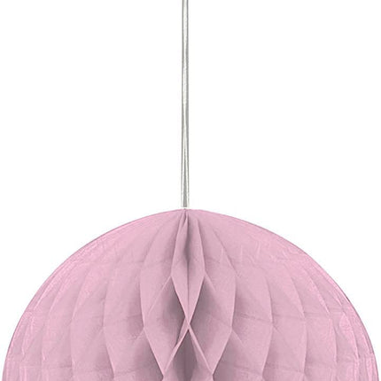 Lovely Pink 8" Honeycomb Ball Decoration