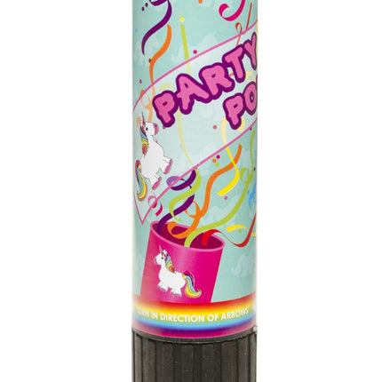 Unicorn 20cm Confetti Cannon - Single