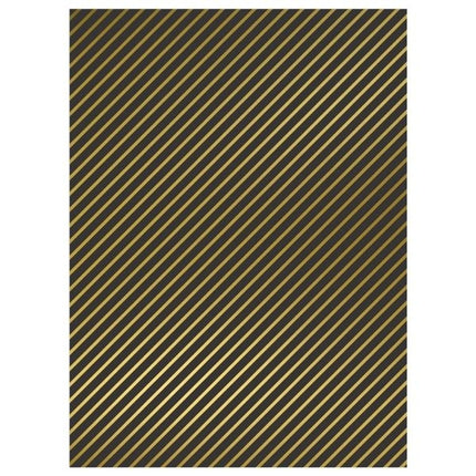 5 Black & Gold Foiled A4 Card Sheets