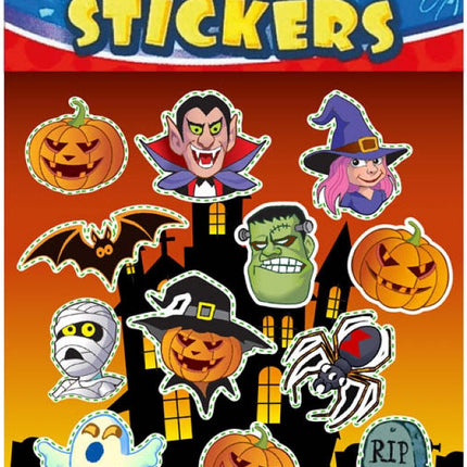 Halloween Sticker Sheets - 6 Pack