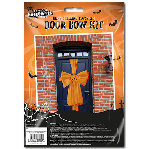 Halloween Door Bow - Pumpkin
