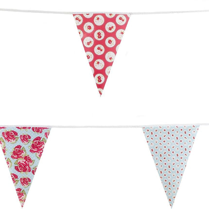 C1008 Shabby Chic Vintage 10m Triangle Bunting