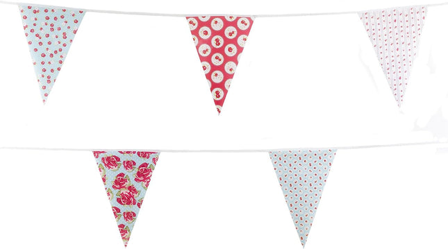 C1008 Shabby Chic Vintage 10m Triangle Bunting