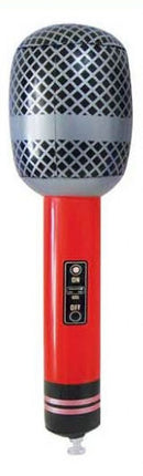 Inflatable 25cm Microphone - Red