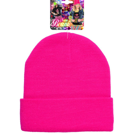 Beanie - Neon Pink