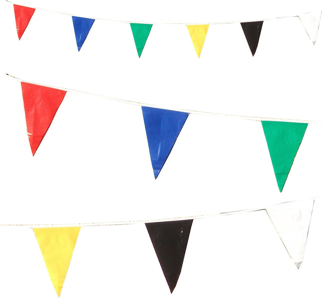 M1001 Multicoloured 10m Triangle Bunting