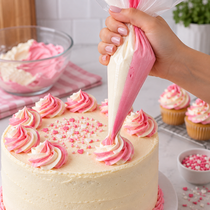 10 Dual Piping Icing Bags