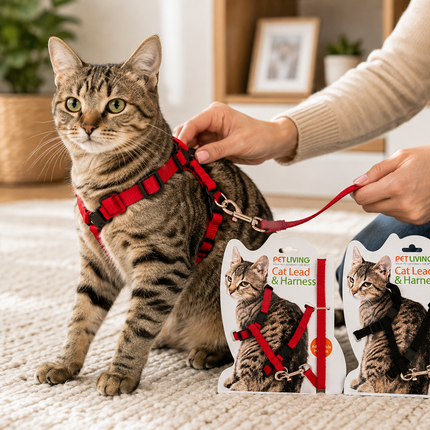 Cat Lead & Harness - (2 Assorted)