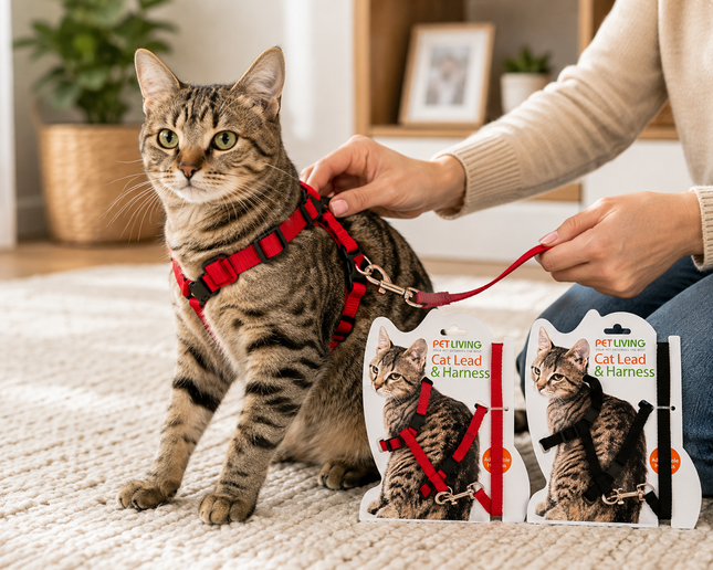 Cat Lead & Harness - (2 Assorted)