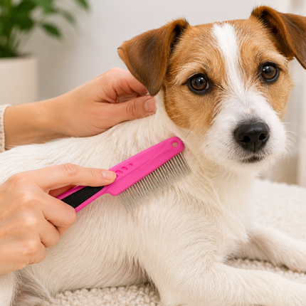 Fine & Medium Pet Comb - (2 Assorted)