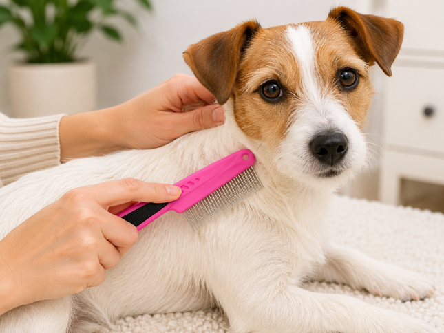 Fine & Medium Pet Comb - (2 Assorted)