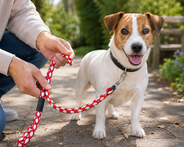 Reflective Dog Lead - (3 Assorted)