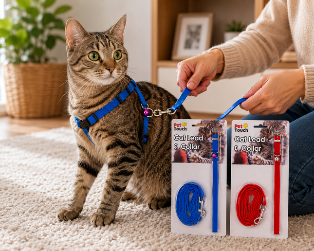 Cat Lead & Collar - (2 Assorted)