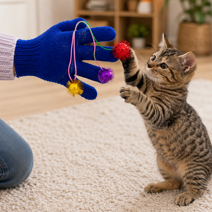Cat Play Glove - (3 Assorted)