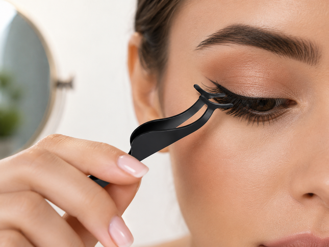 Eyelash Applicator Tweezers