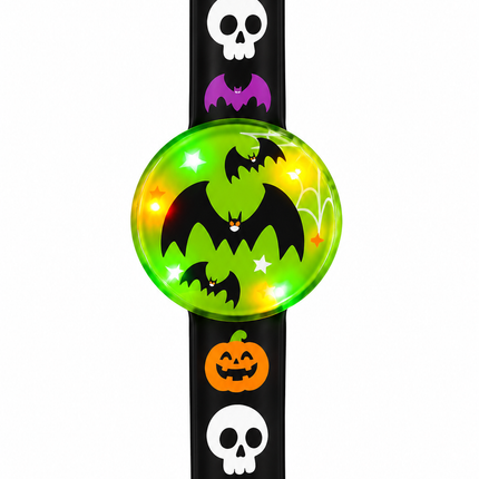 Halloween Flashing LED Snap Band