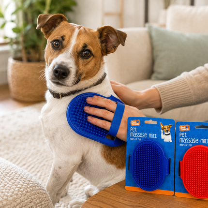 Pet Massage Mitt - (2 Assorted)
