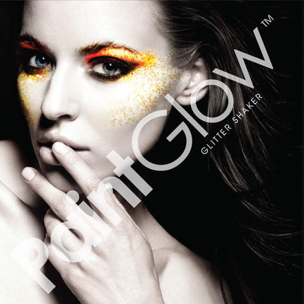 Paint Glow Glitter Shaker - White