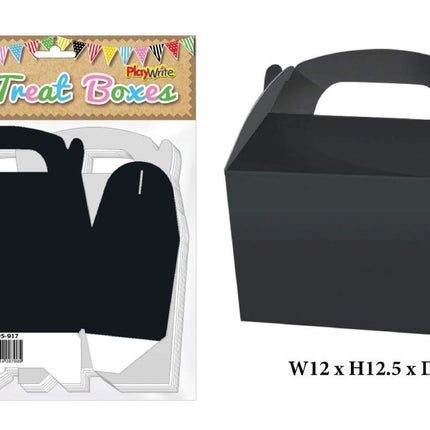 Black Treat Boxes - 10 Pack