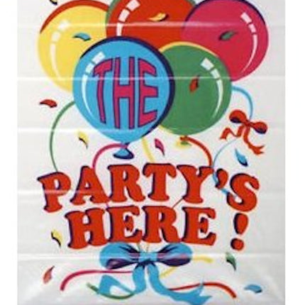 "The Party's Here" Jumbo Hanging Poster