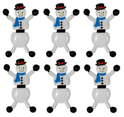 6 Snowman Window Crawlers