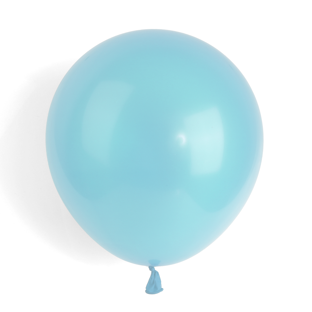 100 Pearlised Baby Blue 7" Latex Balloons – Shiny Party Decorations Weddings Birthdays Celebrations