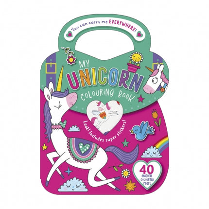 Princess/Unicorn Colouring & Sticker Bag Book
