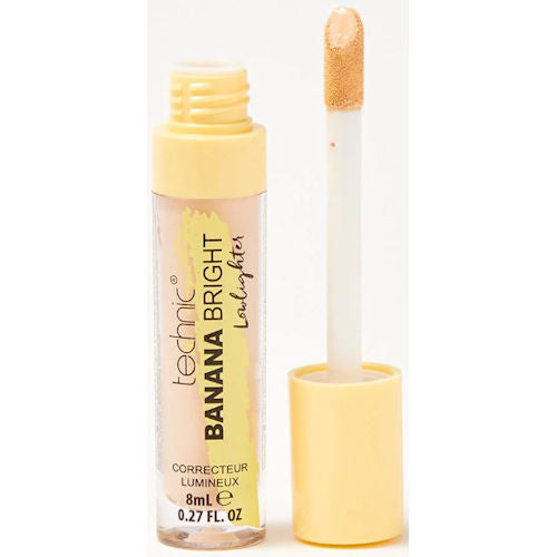 Technic Cosmetics Banana Bright Lowlighter Colour Corrector - Makeup Beauty Concealer Brightening Under Eye Dark Circles