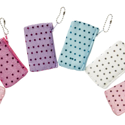 Rectangular Mini Glitter Purses - 6 Pack