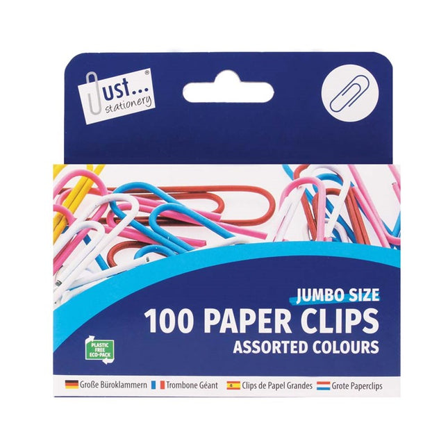 100 Jumbo Assorted Paperclips