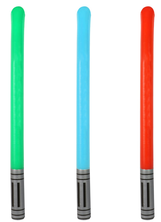 3 Inflatable Light Swords (Pack)