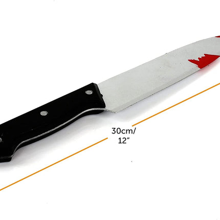 Large Bloody Kitchen Knife