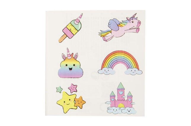 Unicorn Tattoo Sheet - Single