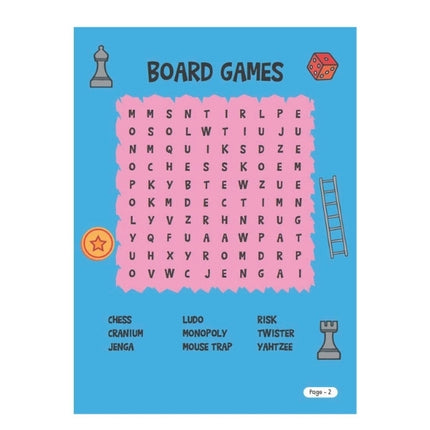 Kids Word Search Puzzle Book - Single Assorted