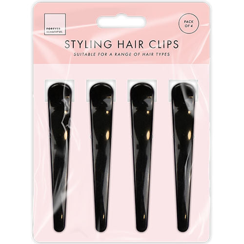 Crocodile Hair Clips - 4 Pack