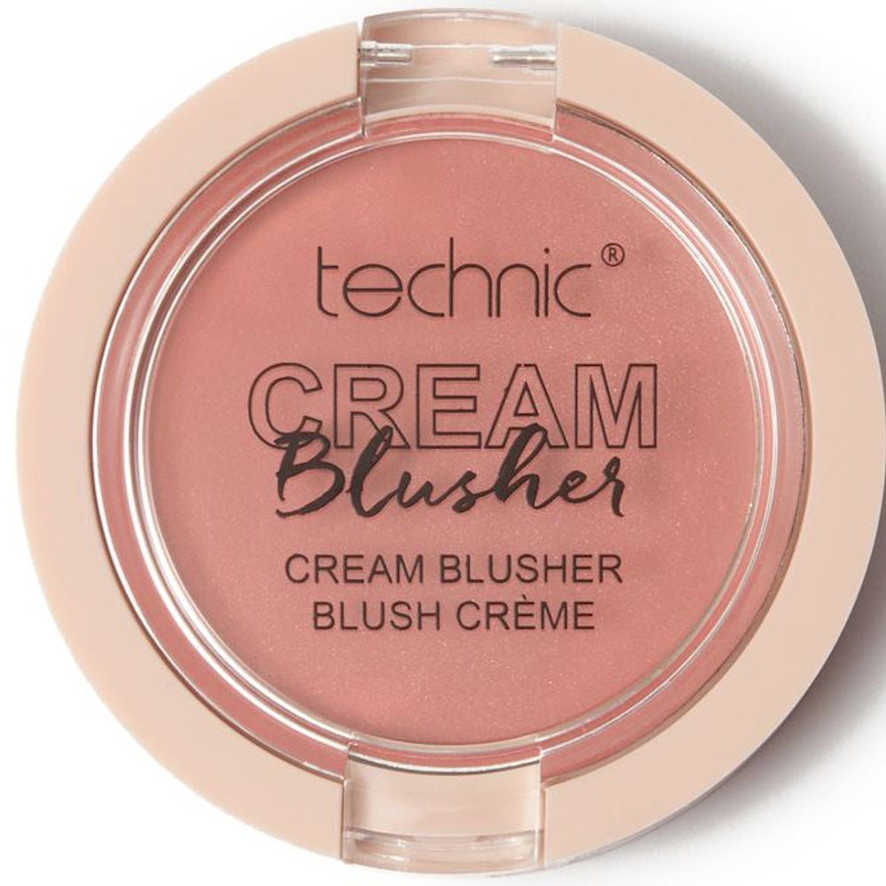 Technic Cosmetics Cream Blusher - Flushed Natural Glow Buildable Blendable Long-Lasting Smooth Finish