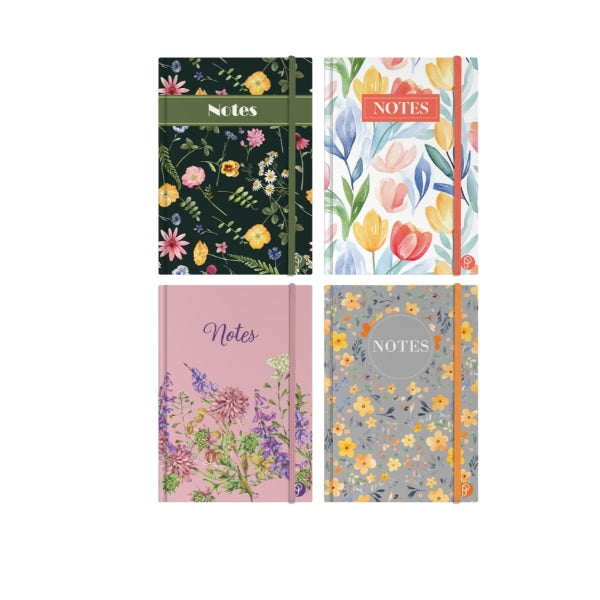 A6 Floral Notebook