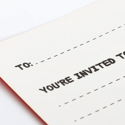 Emoji Poo Party Invites & Envelopes - 16 Pack