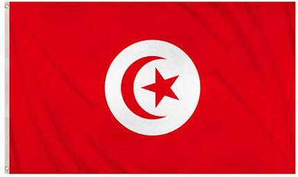 Large Tunisia Flag - 5ft x 3ft