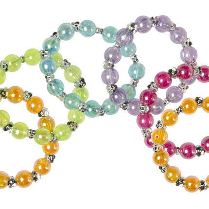 Shiny Pearl Bracelets - 6 Pack