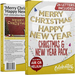 Merry Christmas & Happy New Year Balloon Kit