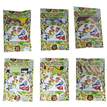 Wild Animal Self-Inflating Handheld Balloons - 6 Pack