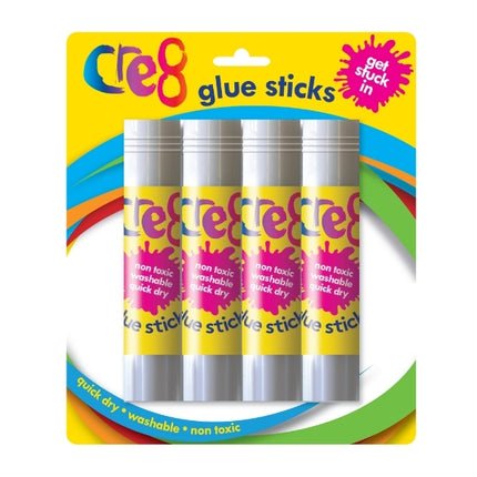 Twist-Up Glue Sticks - 4 Pack
