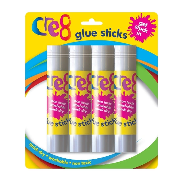 Twist-Up Glue Sticks - 4 Pack