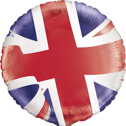 Union Jack Round Foil Balloon - 18"