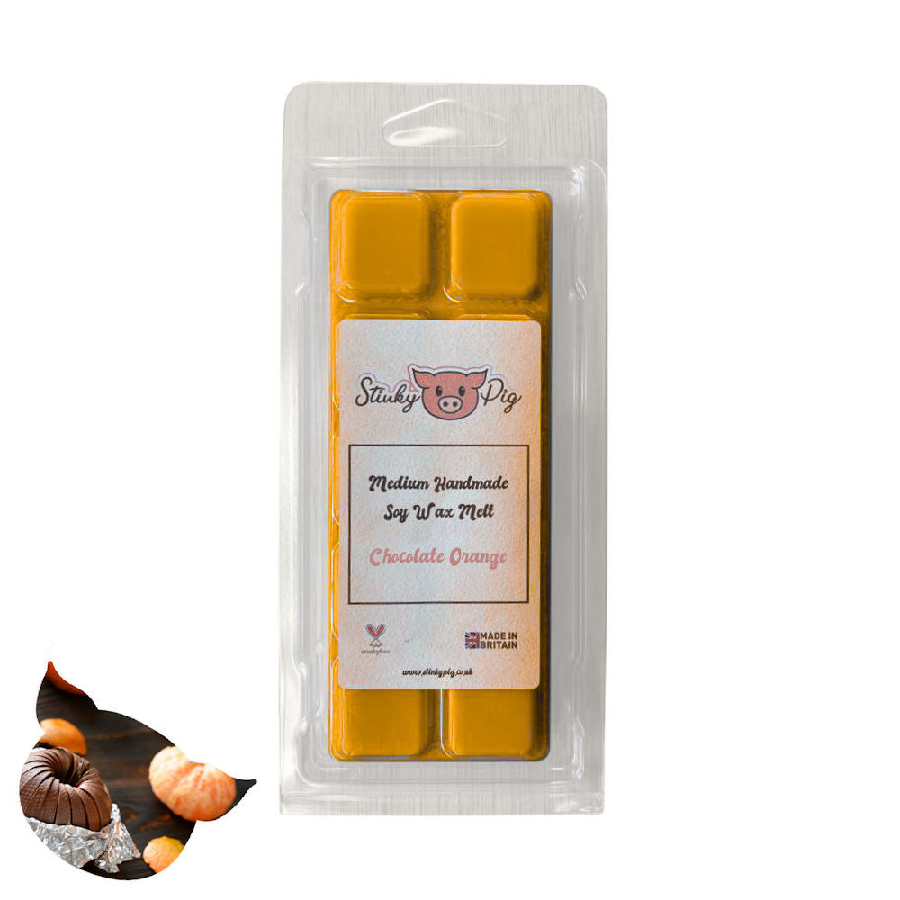 Stinky Pig Highly Scented Soy Wax Melt Clam - 50g Chocolate Orange