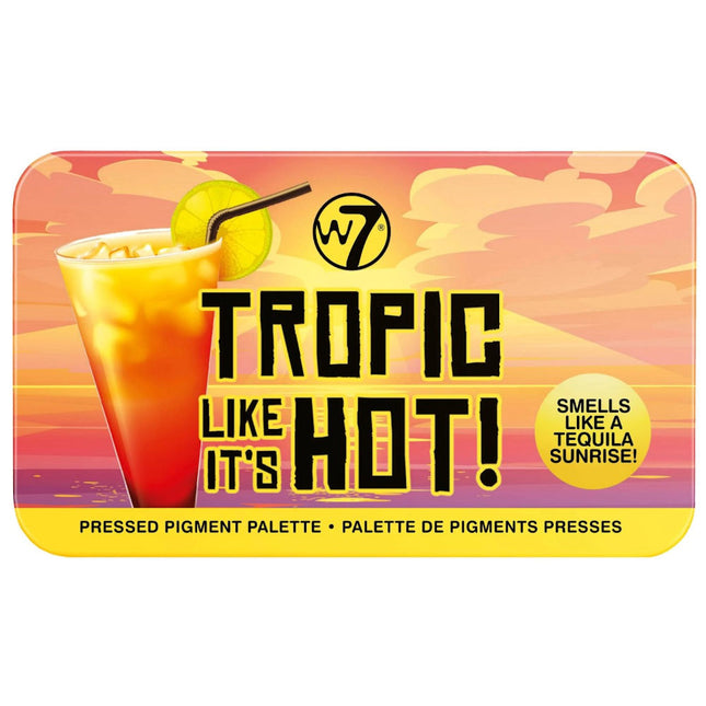 W7 Cosmetics Tropic Like It's Hot Pressed Pigment Eyeshadow Palette