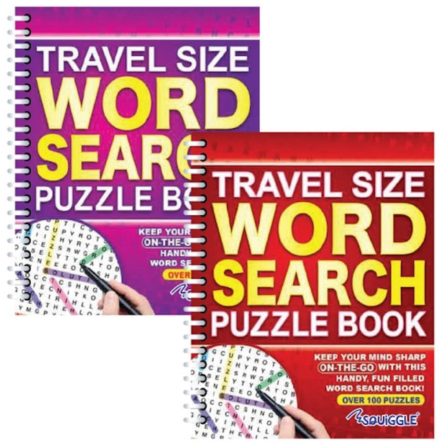 Travel Size Word Search Book